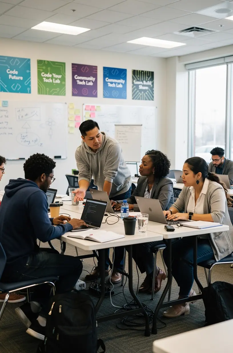 Professional business solutions illustration